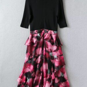 Ted Baker Long Floral Dress - Elegant & Vibrant